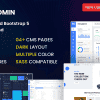 MotaAdmin – Bootstrap Admin & Dashboard Template + Frontend HTML