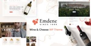 Emdene – Wine & Cheese WordPress Theme