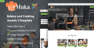 Muka – Joomla 5 Bakery and Cooking Classes Template