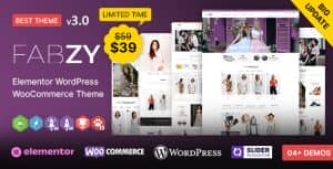 Fabzy WP – Fashion and Multi-purpose Elementor WooCommerce Theme