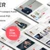 FEATHER – Multipurpose Responsive Personal Portfolio, Resume One Page HTML Template