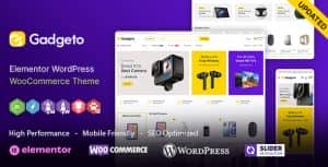 Gadgeto WP – Electronics Store Elementor WooCommerce Theme