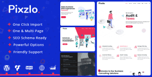 Pixzlo – Creative WordPress Theme for Professionals
