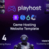 Game Hosting Server Website Template – Playhost