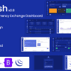 Qash – Cryptocurrency Exchange Dashboard HTML Template + Light and Dark