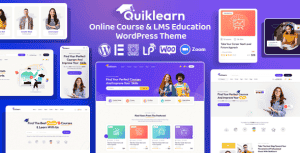 Quiklearn – Education WordPress Theme