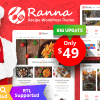Ranna – Food & Recipe WordPress Theme + RTL