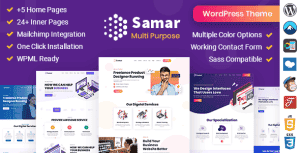 Samar | Creative Agency WordPress Theme
