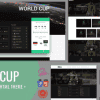 Sports Cup, Soccer & Sporting Html Theme with Bootstrap 4 + Page Builder
