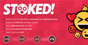Stoked! – Irreverent Viral Magazine and Personal Blog WordPress Theme