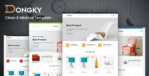 Vina Dongky – Clean & Minimal VirtueMart Joomla Template
