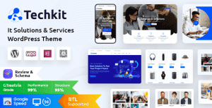 Techkit – Technology & IT Solutions WordPress Theme