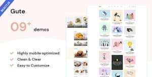 Gute – React NextJS Minimalist Blog Template