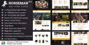 Horseman – Equestrian Horse Riding HTML Template