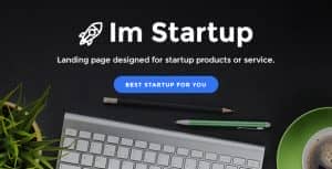 ImStartup – Startup Landing Page WordPress Theme