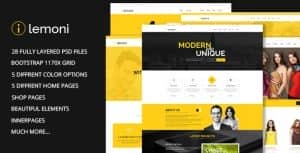 Lemoni – Multipurpose HTML5 Template