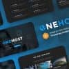 Onehost – One Page Hosting Bootstrap 5 Website Template