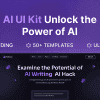 Aiwave – PHP – AI SaaS Website + Dashboard UI Kit