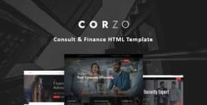 Corzo – Consulting & Finance HTML Template