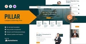 Pillar – Lawyer & Attorney HTML Template