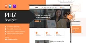 Pluz – Accounting Firm HTML Template