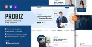 Probiz – Business Consulting HTML Template