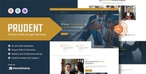 Prudent – Notary Public & Legal Services HTML Template
