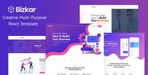 Bizkar – Creative Multi-Purpose React Template
