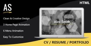 Alex – CV / Resume / Portfolio
