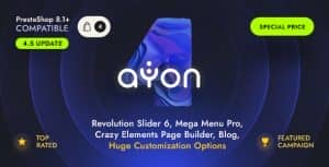 AYON – Multipurpose Responsive Prestashop Theme