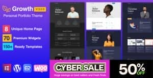 Growth – Personal Portfolio WordPress Theme