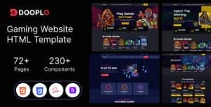 Dooplo – Gaming Website HTML Template