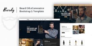 Bardy – Beard Oil eCommerce HTML Template