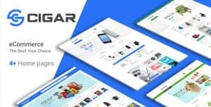 Cigar – Electronics & Organic Store HTML Template