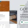 Vue JS Nuxt JS Architecture Website Template – Gothic