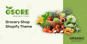 Gsore – Grocery and Organic Food Store Shop Shopify Theme