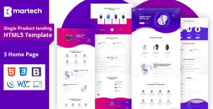 Bemartech – Single Product landing HTML5 Template