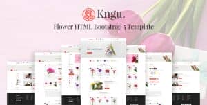 Kngu – Flowers & Florist shop Website Template