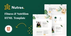 Nutras – Fitness & Nutrition Bootstrap 5 Template