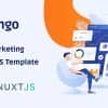 VueJS digital marketing template using Nuxt JS – Pringo