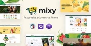 Mixy – Organic, Food, Cosmetic Prestashop Theme