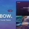 Rainbow | Gradient Grid Tumblr Theme
