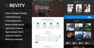 Revity – One Page Responsive WordPress Theme