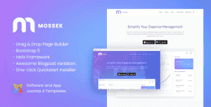 Mossek – Software and App Joomla Templates