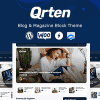 Qrten – Block-Based WordPress Theme for Blog & Magazine