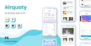 Airquaty – Air Quality App UI Kit