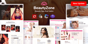 BeautyZone: Beauty Spa Salon & Massage HTML Template
