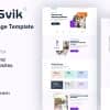 XaaSvik XaaS HTML Landing Page Template