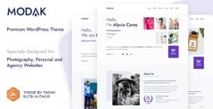 Modak – One Page WordPress Theme
