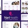 NariHealth Women’s Health Consultant WordPress Theme